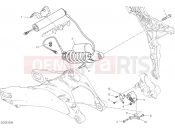 DUCATI Multistrada V2 S Rear shock absorber