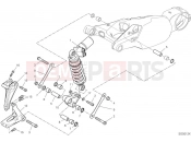 DUCATI 2024 Panigale V4 R Rear shock absorber