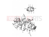SUZUKI A100 K (1989) 3 - CRANKCASE COVER (A100N)