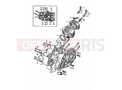 SUZUKI A100 L (1990) 1 - CYLINDER - CRANKCASE
