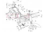 DUCATI 1998 Monster 900 Cromo FRAME » FRAME