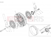 DUCATI Multistrada V4 S Front Wheel Spoked