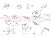 DUCATI 2024 Panigale V2 Workshop service tools (engine 2)