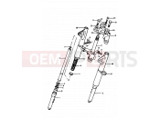 35 - FRONT FORK (A100N) - Suzuki A100 M (1991)