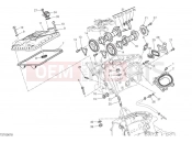 DUCATI 2024 Panigale V2 Vertical cylinder head timing