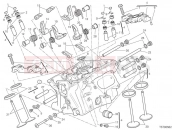 DUCATI 2024 Panigale V2 Vertical cylinder head