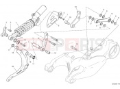 DUCATI 2024 Panigale V2 Rear shock absorber