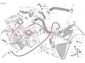 DUCATI 2024 Panigale V2 Cooling circuit