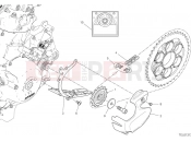 DUCATI 2024 Panigale V2 Front sprocket & chain