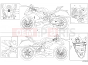 DUCATI 2024 Panigale V2 Positioning plates