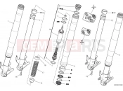 DUCATI 2024 Panigale V2 Front fork