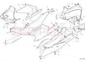DUCATI 2024 Panigale V2 Left side fairings (Black On Black)
