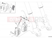 DUCATI DesertX Rally Front brake system