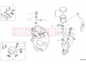 DUCATI DesertX Rally Rear brake system