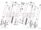 DUCATI DesertX Rally Front fork