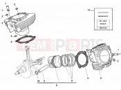 DUCATI 1998 Monster 900 Cromo CYLINDER - PISTON » ENGINE CASE