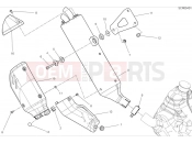 DUCATI 2024 DesertX Exhaust silencer