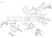 DUCATI 2019 Diavel 1260 S FOOTRESTS, LEFT