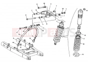 DUCATI 1998 Monster 900 S REAR SHOCK ABSORBER » SWING ARM