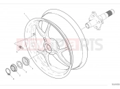 Rear wheel - Ducati Hypermotard 950 2024