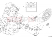 Front sprocket & chain - Ducati Hypermotard 950 2024