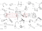 DUCATI Monster Workshop service tools (engine)