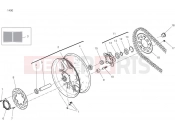 DUCATI Monster SP Rear wheel