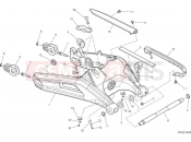 DUCATI 2024 Scrambler Full Throttle Rear swingarm