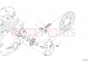 DUCATI 2024 Scrambler Icon Front sprocket & chain