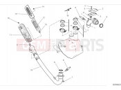 DUCATI 2024 Scrambler Nightshift Exhaust pipe assy