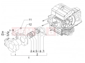 Cylinder-piston-wrist pin unit - Piaggio Beverly 400 ie Tourer 2010