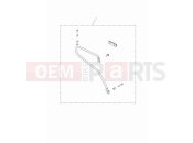 Triumph 2024 Speed Twin 900 Left pannier rail