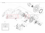 DUCATI Multistrada 1260 S Touring HUB, REAR WHEEL