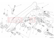 DUCATI 2018 Scrambler Full Throttle FOOTRESTS, LEFT