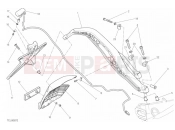 DUCATI 2017 Scrambler Cafe Racer PLATE HOLDER