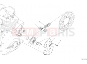DUCATI 2019 Scrambler Cafe Racer FRONT SPROCKET & CHAIN