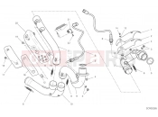 DUCATI 2019 Scrambler Cafe Racer EXHAUST PIPE ASSY