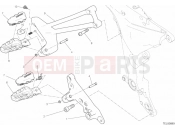 DUCATI Multistrada 1200 S Touring FOOTRESTS, RIGHT