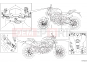 DUCATI Monster Positioning Plates Japan
