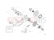 DUCATI 2013 Diavel Strada HUB, REAR WHEEL