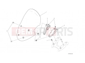 DUCATI 2013 Diavel Strada WINDSHIELD