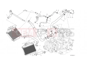 DUCATI Diavel COOLING CIRCUIT