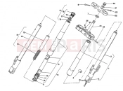 DUCATI 1997 Supersport 400 SS FRONT FORK » FRONT SUSPENSION