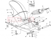 DUCATI 1997 Supersport 400 SS SWING ARM » SWING ARM