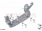Footboard support | Footboard support - BMW Motorrad C 400 X (0C09, 0C19) 2019
