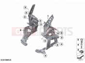 BMW Motorrad BMW 2018 C-Models C 400 X (0C09, 0C19) Clothes holder, front | Clothes holder, front