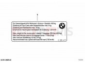 BMW Motorrad BMW 2018 C-Models C 400 X (0C09, 0C19) Instruction notice, Payload | Instruction notice, Payload