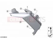BMW Motorrad BMW 2018 C-Models C 400 X (0C09, 0C19) Trim turn indicator | Trim turn indicator