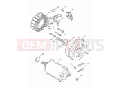 TRIUMPH Rocket 3 R Alternator & starter motor