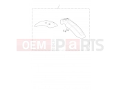 TRIUMPH Scrambler 900 High Mudguard Kit, Painted